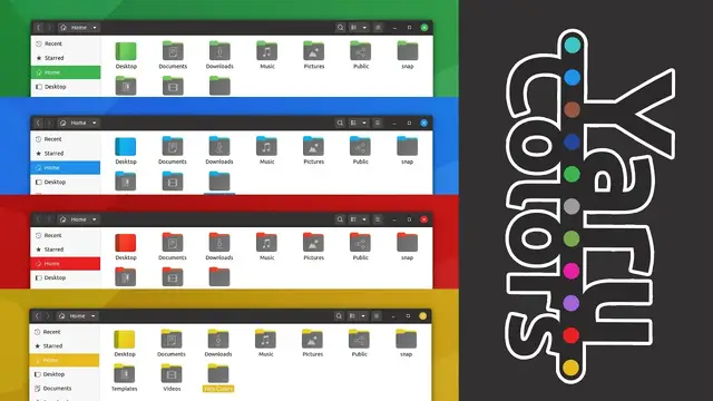 Video thumbnail for Yaru color themes for Ubuntu 20.04 | New Linux themes