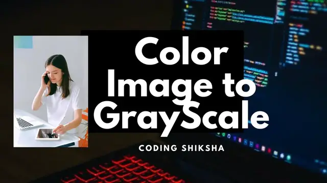 Video thumbnail for Build a Colored Image to Grayscale Black & White Image Converter Web App in Browser Using Javascript