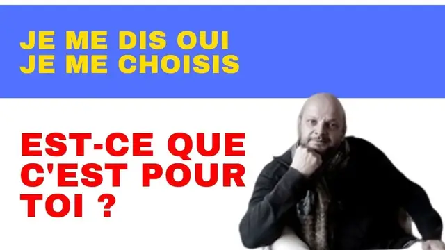 Video thumbnail for Aujourd'hui je me dis OUI, je me choisis ! Comment savoir si c'est pour toi ?