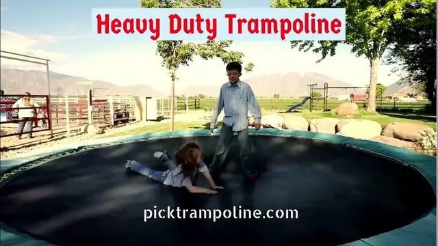 'Video thumbnail for Heavy Duty Trampoline'