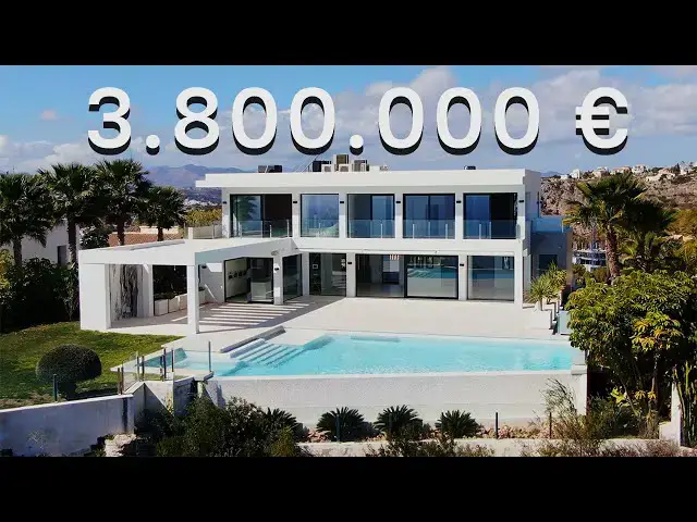 Video thumbnail for Touring a €3.800.000 Modern Estate FIRST LINE in SPAIN, costablanca