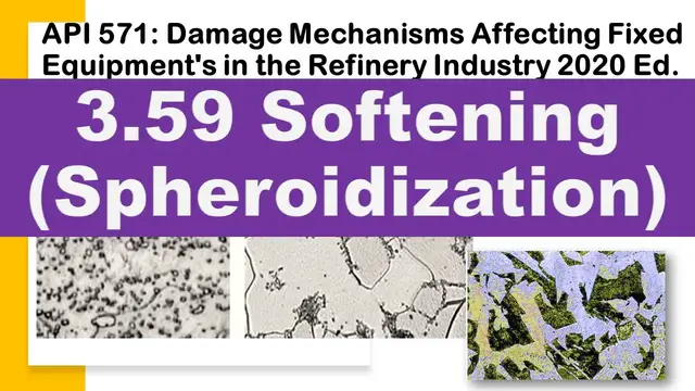 Video thumbnail for API 571 Damage Mechanism  Spheroidization Softening