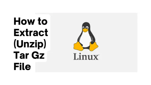 Video thumbnail for How to Extract (Unzip) Tar Gz File in Linux