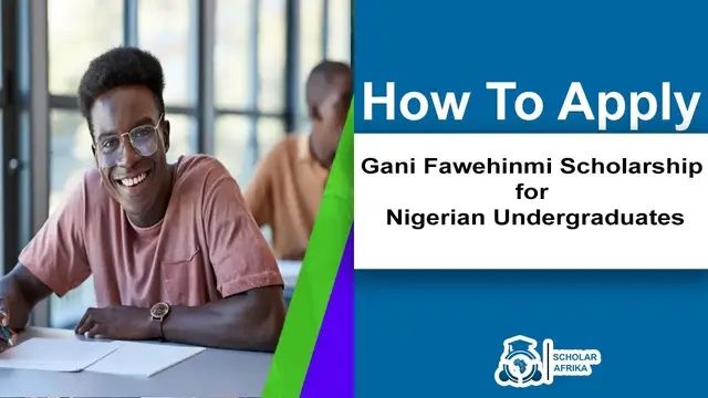 Video thumbnail for Gani Fawehinmi Scholarship for Nigerian Undergraduates 2022/2023