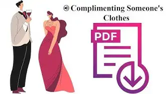 Video thumbnail for English Conversation Practice | Small Talk | Complimenting Someone's Clothes