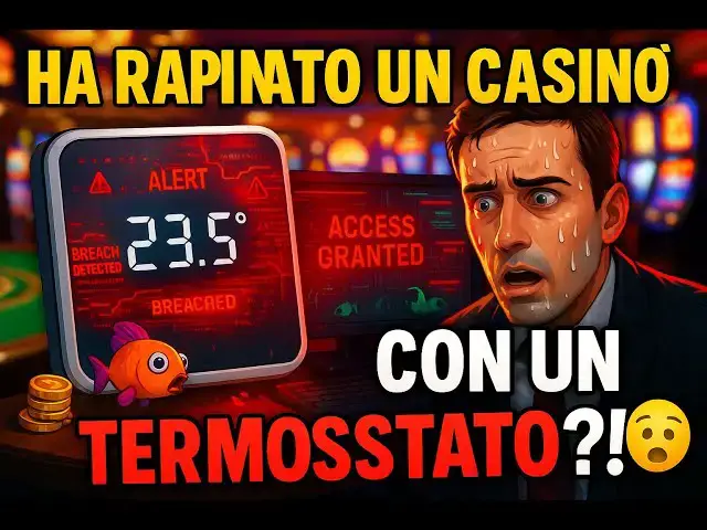 'Video thumbnail for Ecco come un TERMOSTATO ha RAPINATO un casinò 😱#hack'