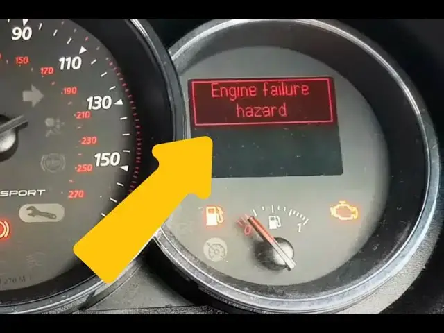Video thumbnail for Easy Fix "Engine failure hazard" Warning on Renault