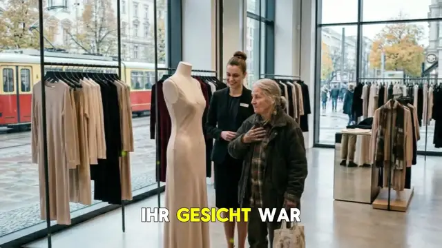 Video thumbnail for „Alte Frau beschmutzt ein teures Kleid… doch die Reaktion der Verkäuferin rührt alle zu Tränen!“