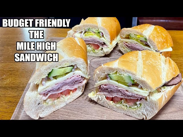 Video thumbnail for THE MILE HIGH SANDWICH BUDGET FRIENDLY SCOOBY DOO VERSION