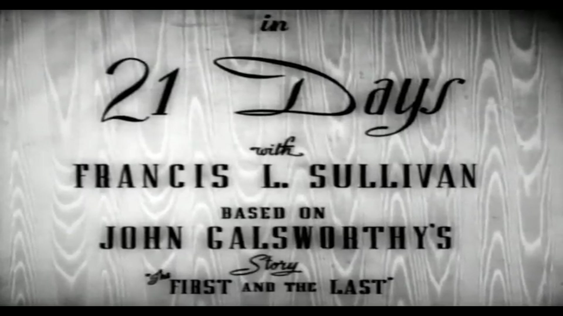 Video thumbnail for 21 Days Together (1940)