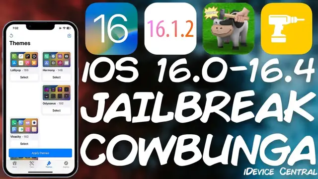 'Video thumbnail for iOS 15.0 - 16.1.2 JAILBREAK News: Cowabunga Jailbreak Alternative Update! Tweaks + Themes (A12+)'