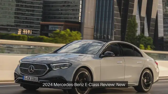 Video thumbnail for 2024 Mercedes-Benz E-Class Review: A Cozy, Connected Cocoon of a Car