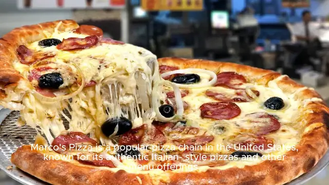 Video thumbnail for marcos menu Price