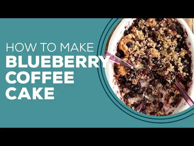 Video thumbnail for Blast from the Past: Blueberry Coffee Cake Recipe | Canned Biscuit Coffee Cake