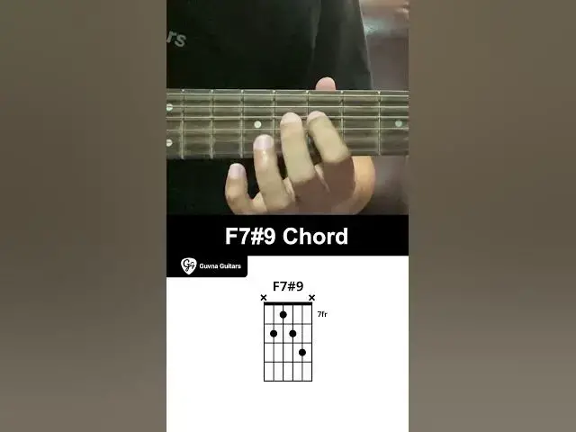 'Video thumbnail for How To Play The F7#9 Chord On Guitar - Guvna Guitars'