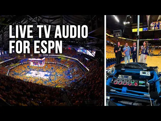 'Video thumbnail for How I Did LOCATION AUDIO for ESPN at the NBA Finals (Full Access) - MixPre-10 II'