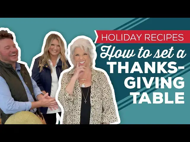 Video thumbnail for Holiday Cooking & Baking Recipes: How to Set a Thanksgiving Table