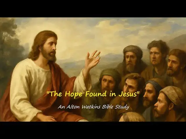 'Video thumbnail for The Hope Found in Jesus Pastor Al Watkins'