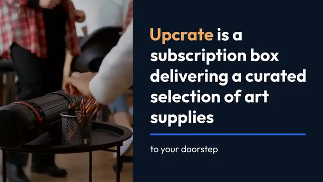 Video thumbnail for Unveiling the Upcrate Monthly Mystery Art Supplies Box