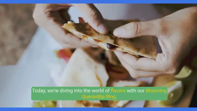 Video thumbnail for How to Make a Delicious Blooming Quesadilla Ring for the Super Bowl!