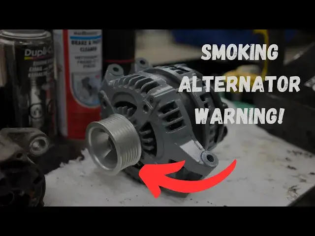 Video thumbnail for Smoking Alternator WARNING: Don't Get Left Stranded on the Road!