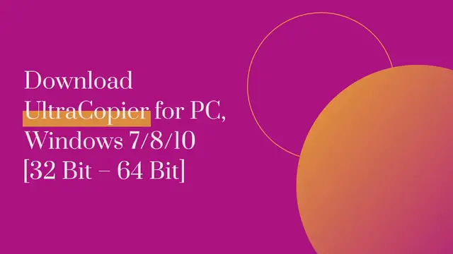 Video thumbnail for Download UltraCopier for PC, Windows 7/8/10 [32 Bit – 64 Bit]