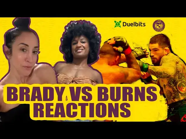 Video thumbnail for UFC Burns vs Brady Reactions with UFC Strawweights Angela Hill and Jessica Penne