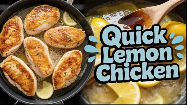 'Video thumbnail for Easy Lemon Chicken Piccata'