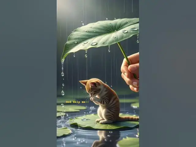 'Video thumbnail for Save and Help Animals. #shortsfeed #cat #viral #viralvideo #rain #rainyday #cute'
