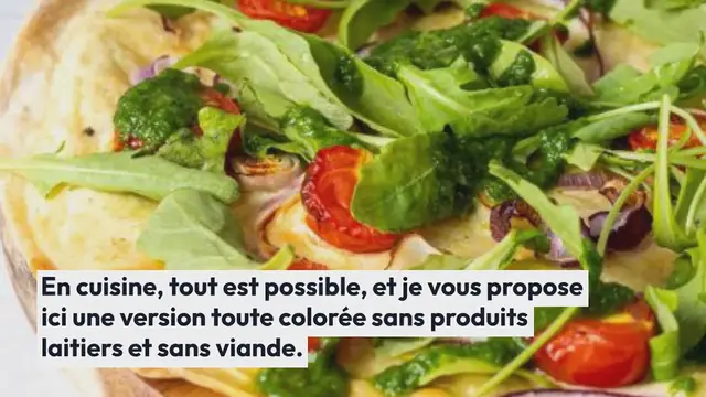 Video thumbnail for Flammekueche vegan aux saveurs d’été