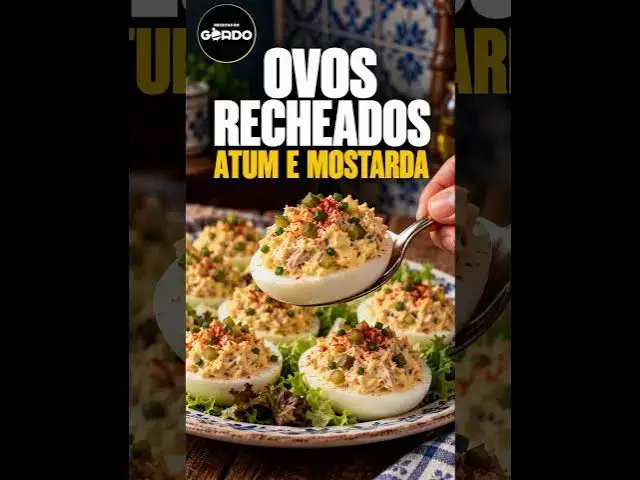 Video thumbnail for Ovos Recheados com Atum e Mostarda #ReceitasDoGordo #OvosRecheados #ReceitasComAtum #ReceitasFaceis