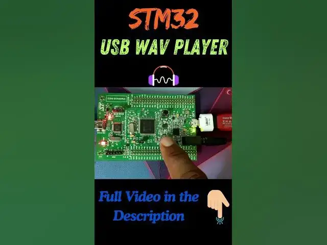 'Video thumbnail for Turn Your #stm32 into a #WavePlayer 🚀    #microcontrollers #embeddedsystems #electronics'