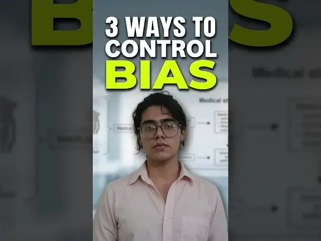 Video thumbnail for 3 Ways to Control Confounding Factors. #biostatistics #shorts