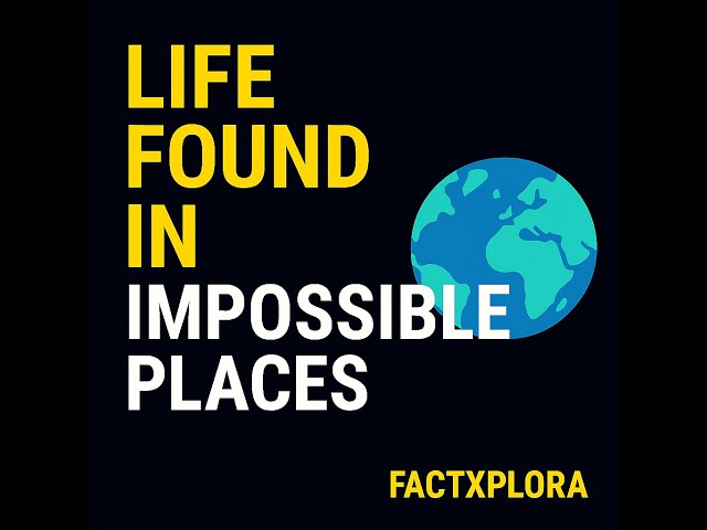 Video thumbnail for They Found Life Where Science Said It Was Impossible