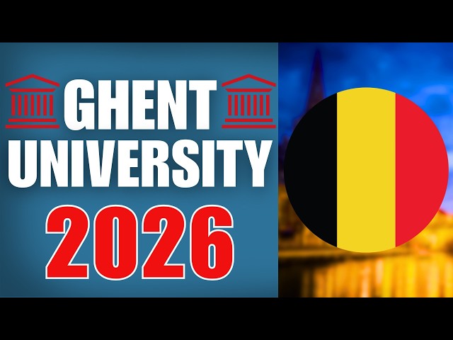Video thumbnail for Applying to University of Ghent | Study in Belgium