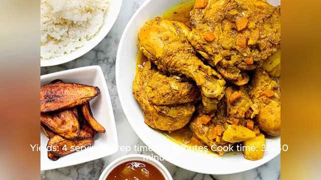 Video thumbnail for jamaican curry chicken recipe