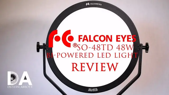 Video thumbnail for Falcon Eyes SO-48TD Bi-Powered LED Light Review | 4K
