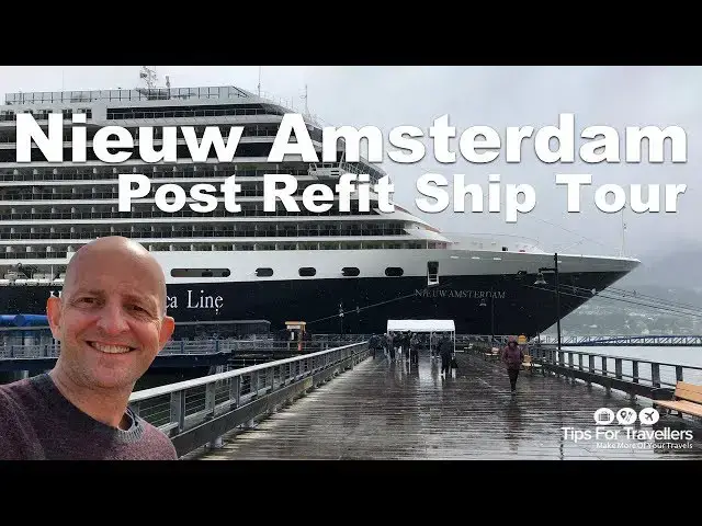 'Video thumbnail for Holland America Nieuw Amsterdam Ship Tour (Post refit)'