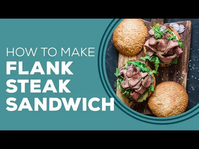 Video thumbnail for Marinated Flank Steak Sandwich - Blast from the Past