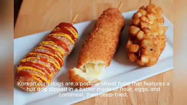 Video thumbnail for korean corn dog recipe