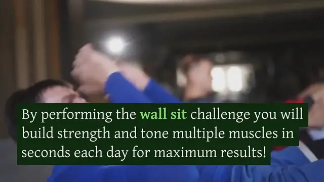 Video thumbnail for Wall Sit Challenge Generates Maximum Results: