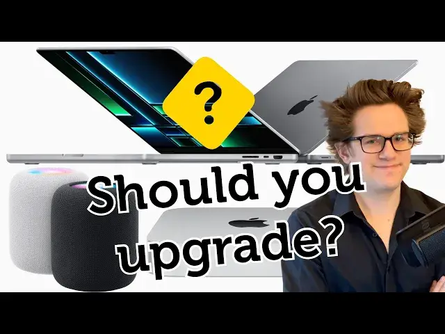 Video thumbnail for Should you really buy the new MacBook Pro, Mac mini and HomePod?