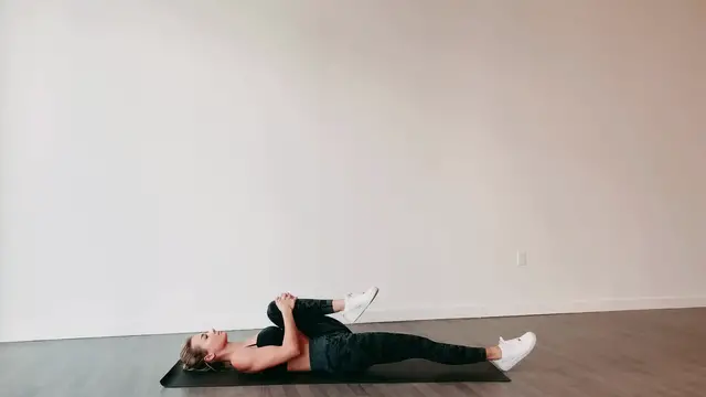 'Video thumbnail for Knee To Chest Stretch'