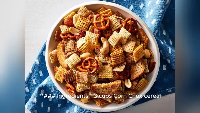 Video thumbnail for original chex mix recipe