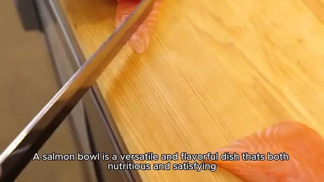 Video thumbnail for salmon bowl recipe