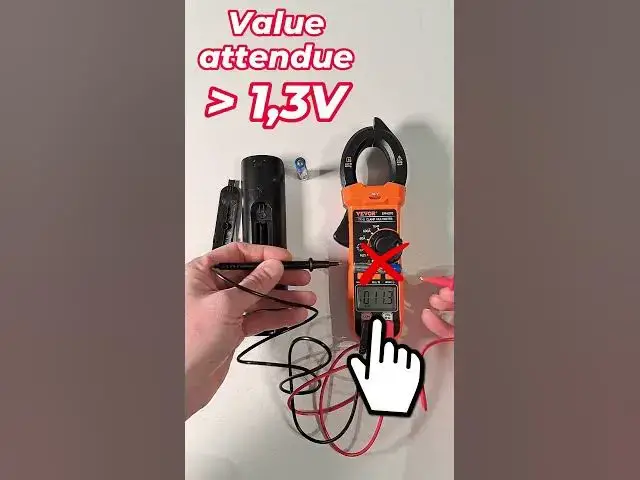 Video thumbnail for Comment tester vos piles avec un multimètre et réparer une télécommande ?
