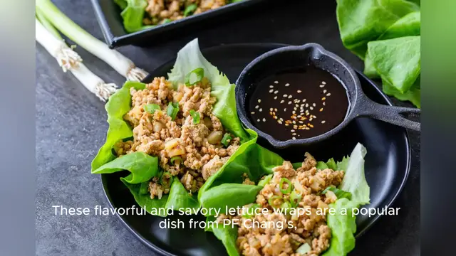Video thumbnail for pf changs lettuce wrap recipe