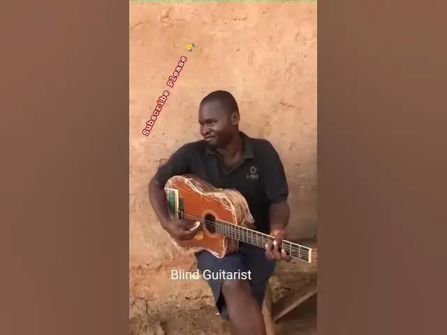Video thumbnail for Blind Guitarist #johnselephilip #guitar #shorts #talent #gift #fypシ #fypシ゚viral #talented #music