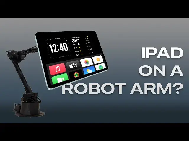 Video thumbnail for Who wants a weird robot arm iPad?
