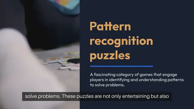 Video thumbnail for Pattern Recognition Puzzles